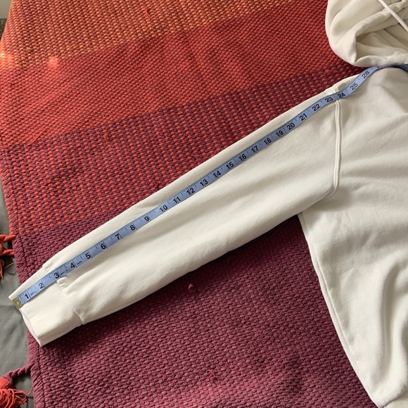 H&M SIZE XL White Zip-up Hoodie - Picture 6 of 12